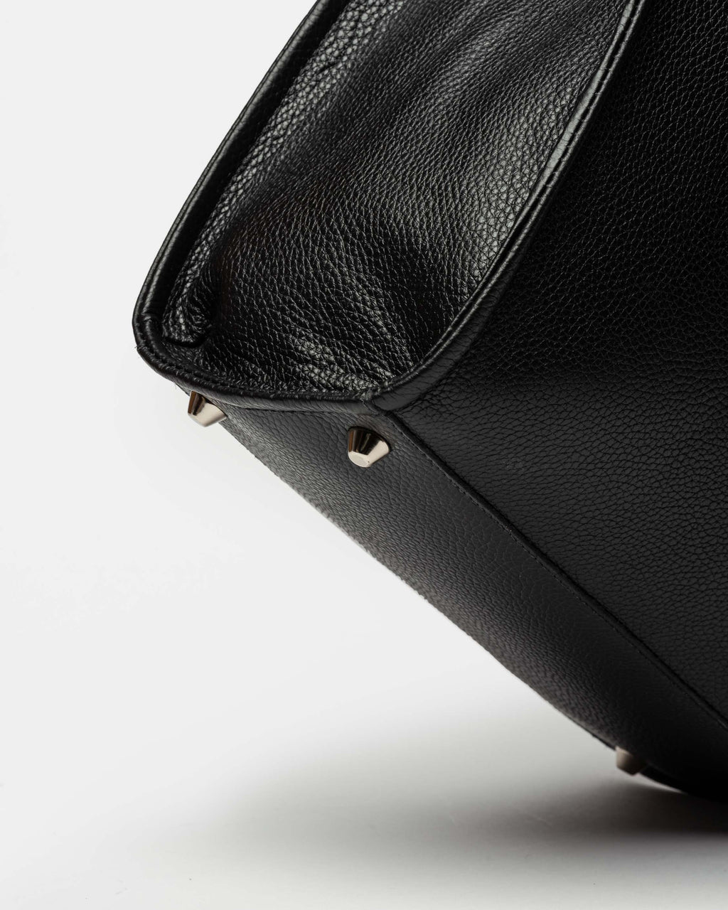 Cartera de mano Capri en cuero graneado