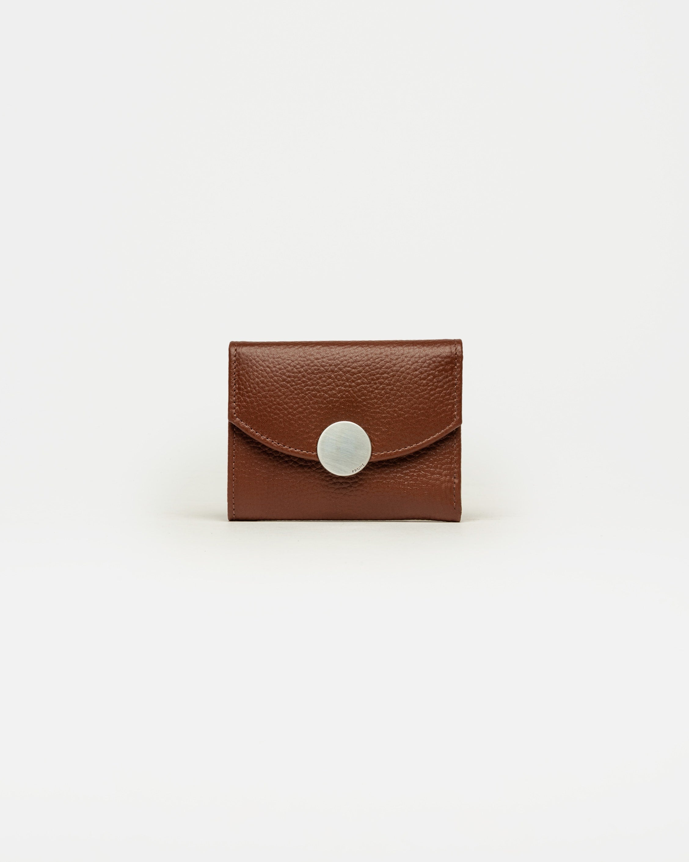 Billetera The Circle en cuero graneado
