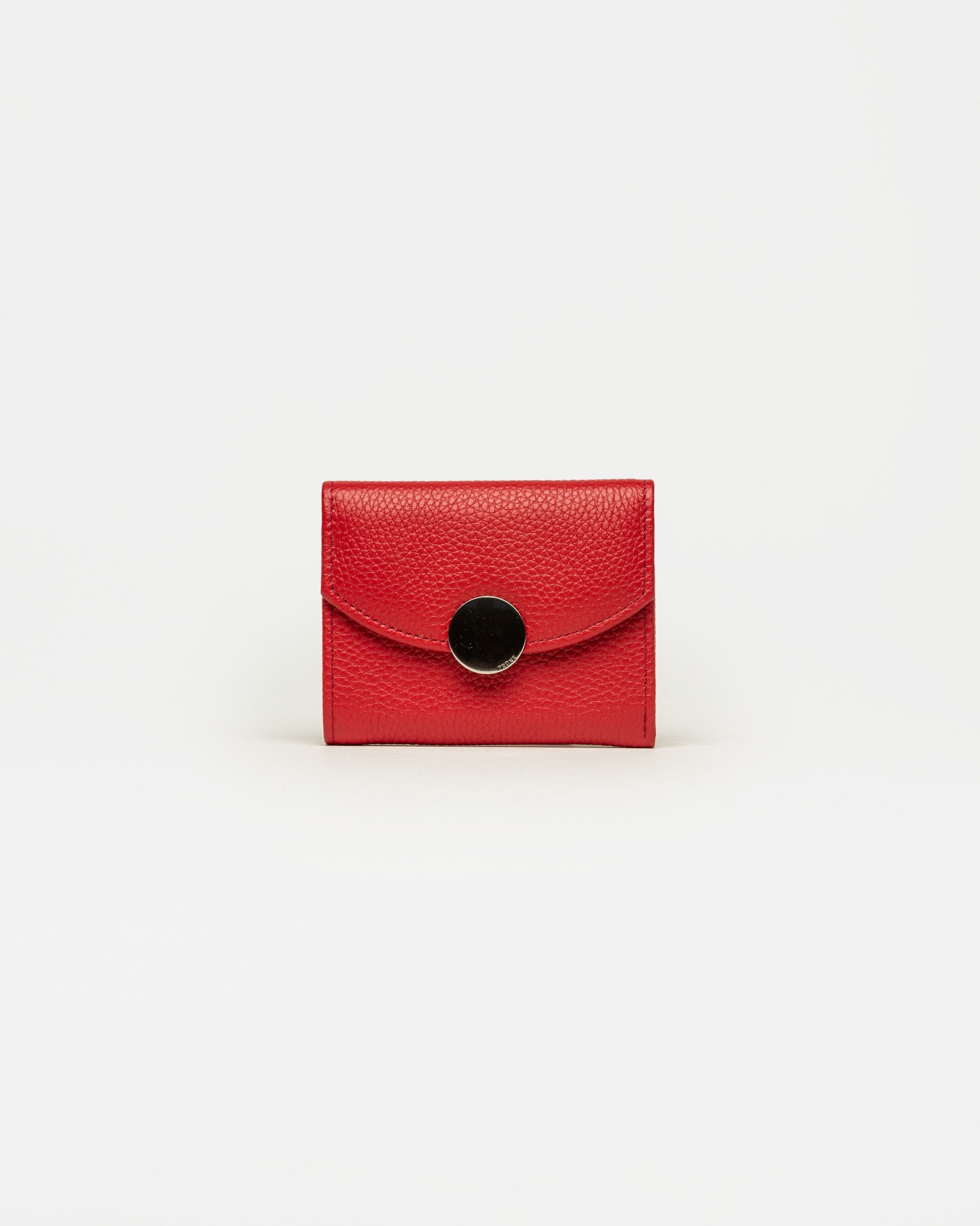 Billetera The Circle en cuero graneado