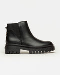 Bota caña baja Scott en efecto cuero