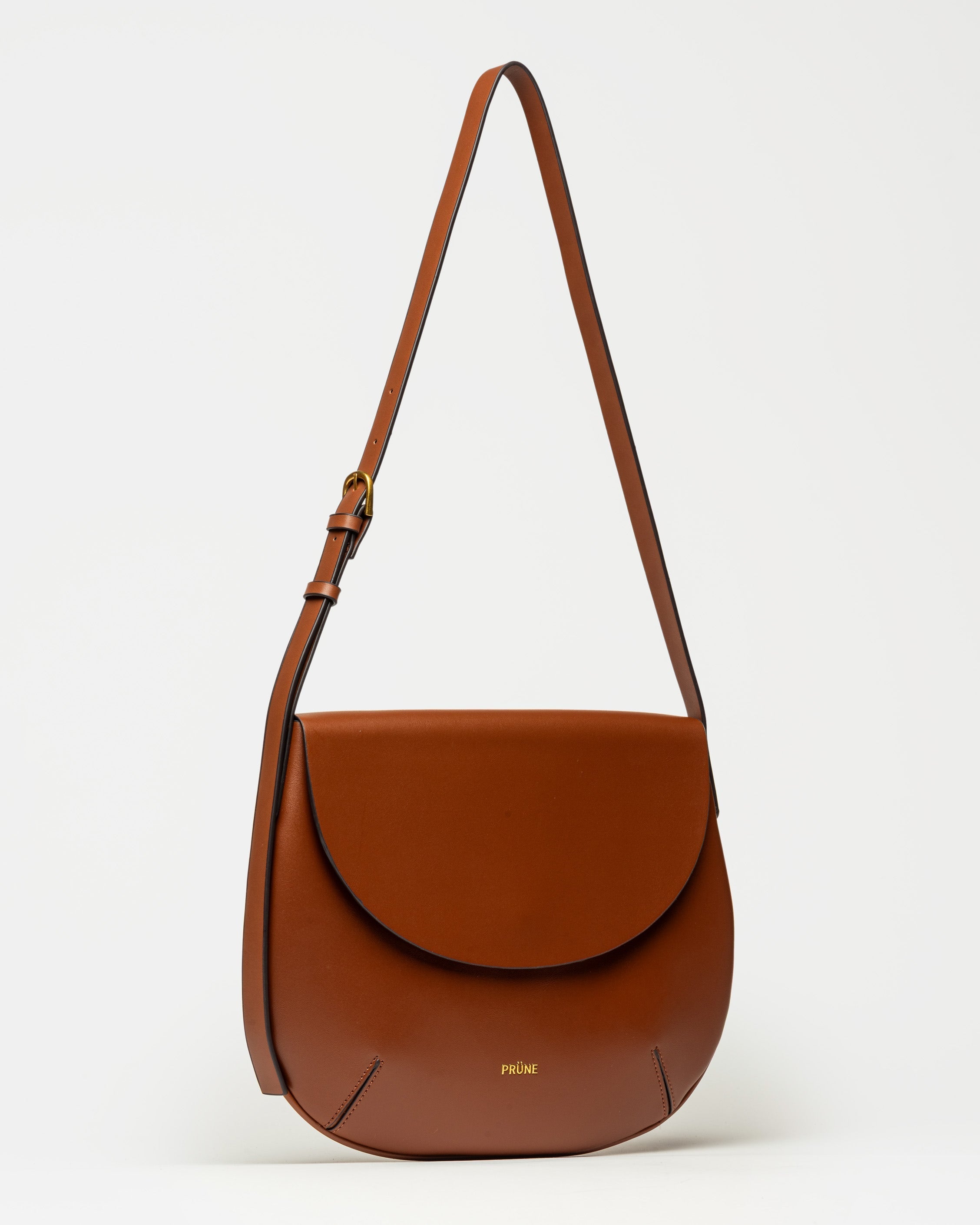 Cartera al hombro Mod en efecto cuero liso