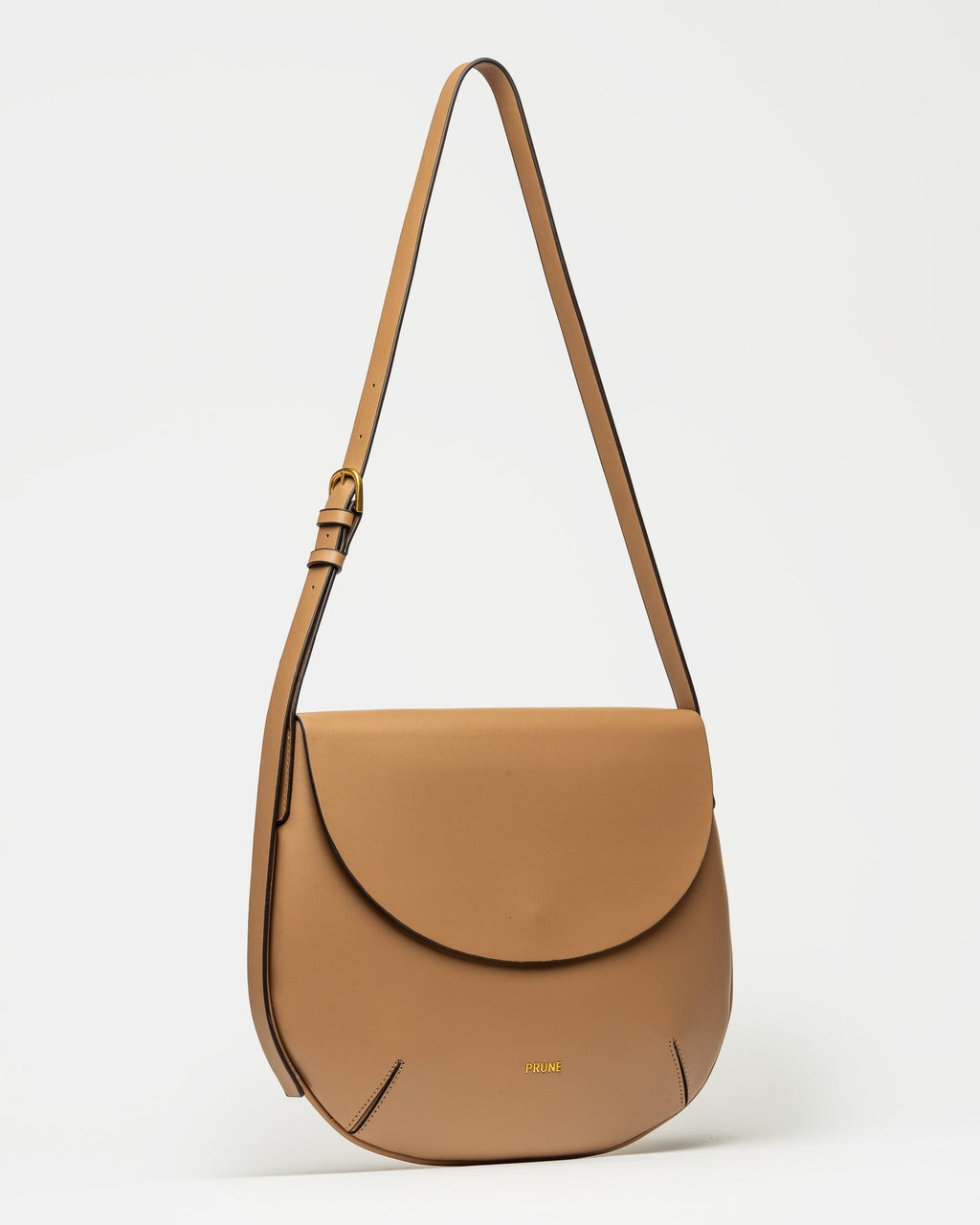 Cartera al hombro Mod en efecto cuero liso