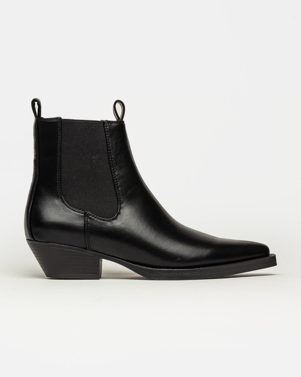 Bota caña baja Jolene en efecto cuero