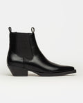 Bota caña baja Jolene en efecto cuero