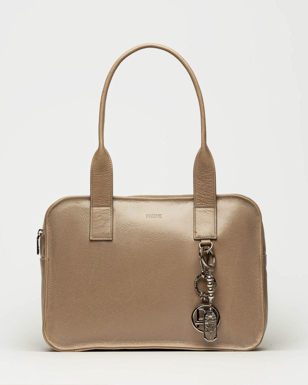 Bolso Capri en cuero arrugado