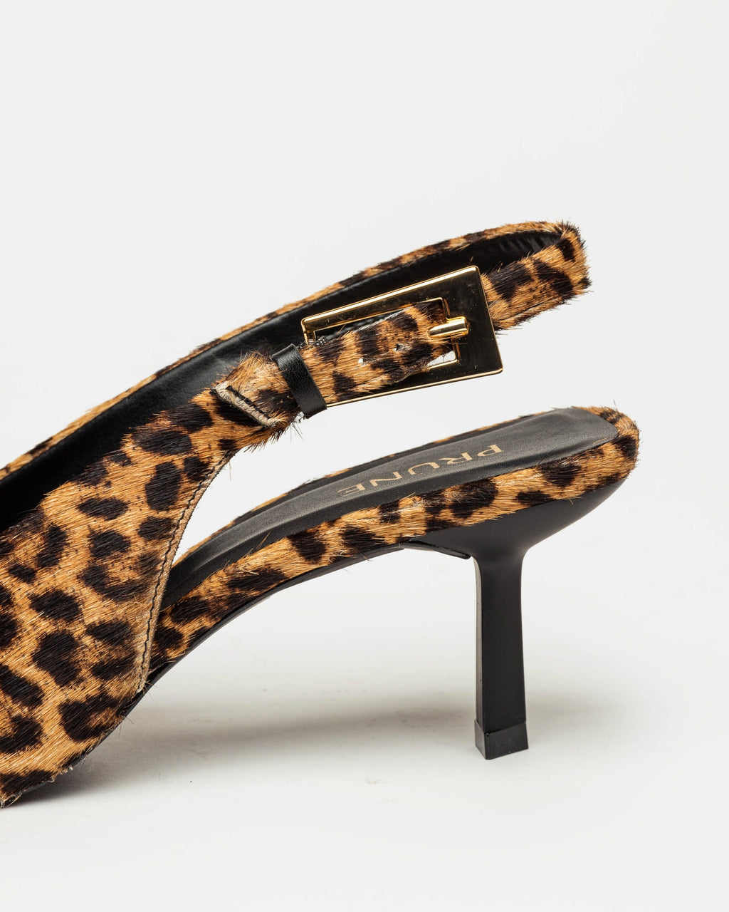Stiletto Naomi en pelo leopardo