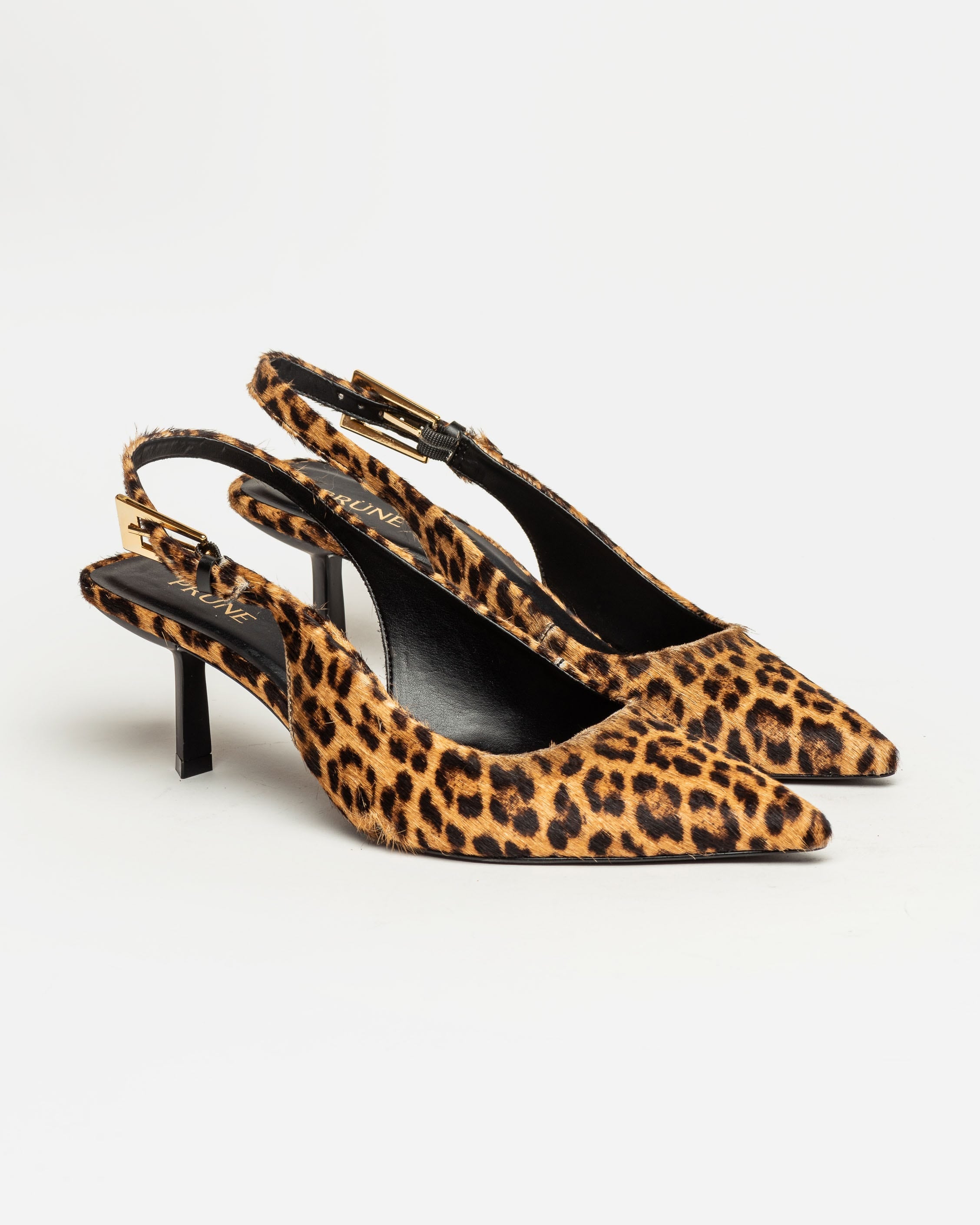 Stiletto Naomi en pelo leopardo
