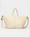 Cartera de mano The Flapper en cuero graneado