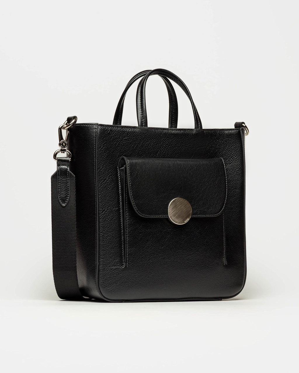 Shopper The Circle en cuero liso