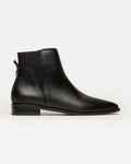 Bota caña baja Samy en cuero liso